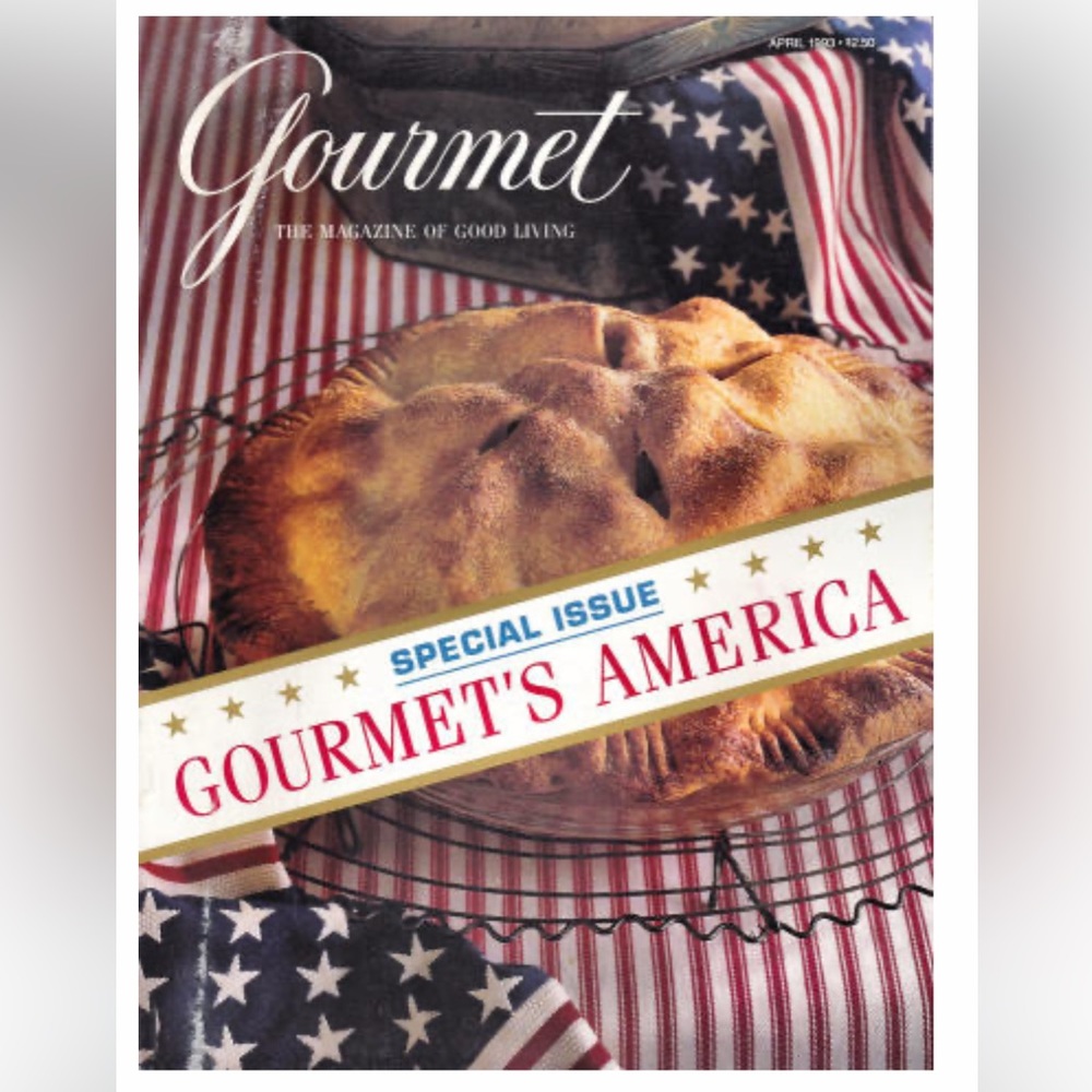 Vintage Gourmet Magazine “The Magazine Of Good Living” April 1993 Back Issue